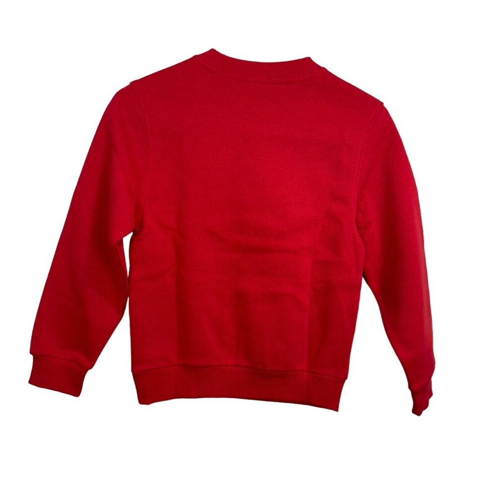 Nike Kids Small Red Sweatshirt Long Sleeve Logo Classic Standard Print -NEW - Picture 9 of 10